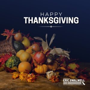 Eric Swalwell Instagram - Happy Thanksgiving! Wishing you and your family a joyful holiday!