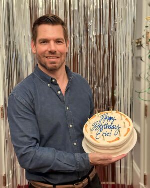 Eric Swalwell Instagram - Cheers to another year! 

From Staff: Wish Eric a happy birthday— comment below! 🥳🎂