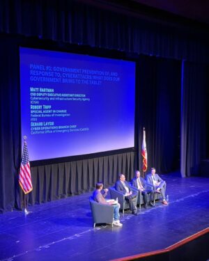 Eric Swalwell Instagram - Launched my inaugural cyber summit to help small businesses. Thanks to all who helped!