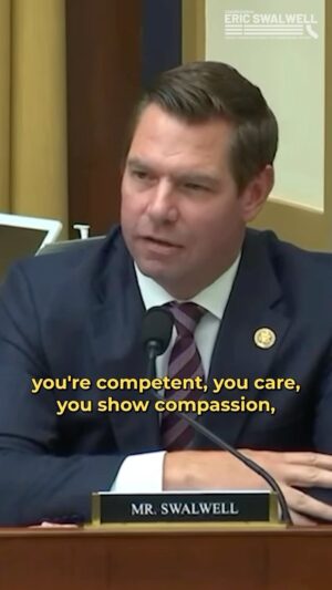 Eric Swalwell Instagram - Immigration is a serious issue. And Congress is being run by too many unserious clowns. MAGA wasted a chance today to find solutions and instead, predictably chose chaos.