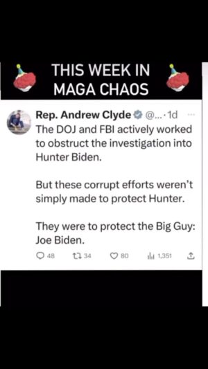 Eric Swalwell Instagram - This week in MAGA chaos.
