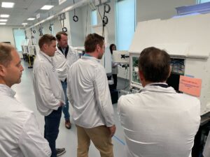 Eric Swalwell Instagram - As co-chair of the Personalized Medicine Caucus, it was great to visit 10X Genomics’ new facility in Pleasanton.  Innovation in genomics is fundamental to diagnosing and treating some forms of cancer and many rare diseases. Their expansion will help accelerate scientific discovery and advance human health.
