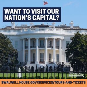 Eric Swalwell Instagram - My office can help you plan a visit to Washington, D.C. including requesting tickets to the White House, U.S. Capitol Building, and more. Learn more: https://swalwell.house.gov/services/tours-and-tickets