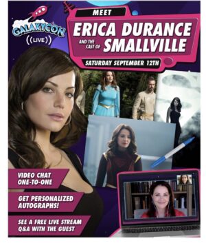 Erica Durance Instagram - Let’s chat!!! #wizardworld #smallville #loislane