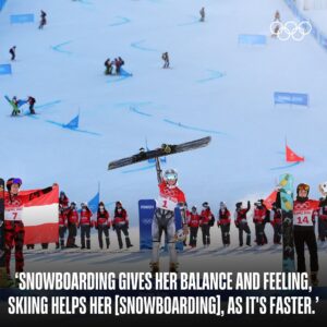 Ester Ledecká Instagram - Ester Ledecka 🇨🇿 made history at #PyeongChang2018. She secured victories in two different disciplines during the same Olympic Winter Games, a remarkable feat never witnessed before for a woman.💪😍

Spot her reaction - it speaks volumes! 🤯