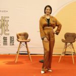 Esther Liu Instagram - 分享破框的心路歷程 其實不管在學習上或是職涯上 甚至是自己的人生 都是不會停止的一直跨越 很開心能來 @ysyct 分享生命經驗 很喜歡這樣可以回答大家問題的時間🫶🏻 Thank you Makeup: @karenchang_makeup Hairstyle: @nelsonkuo_zoom Outfit : @sandroparis