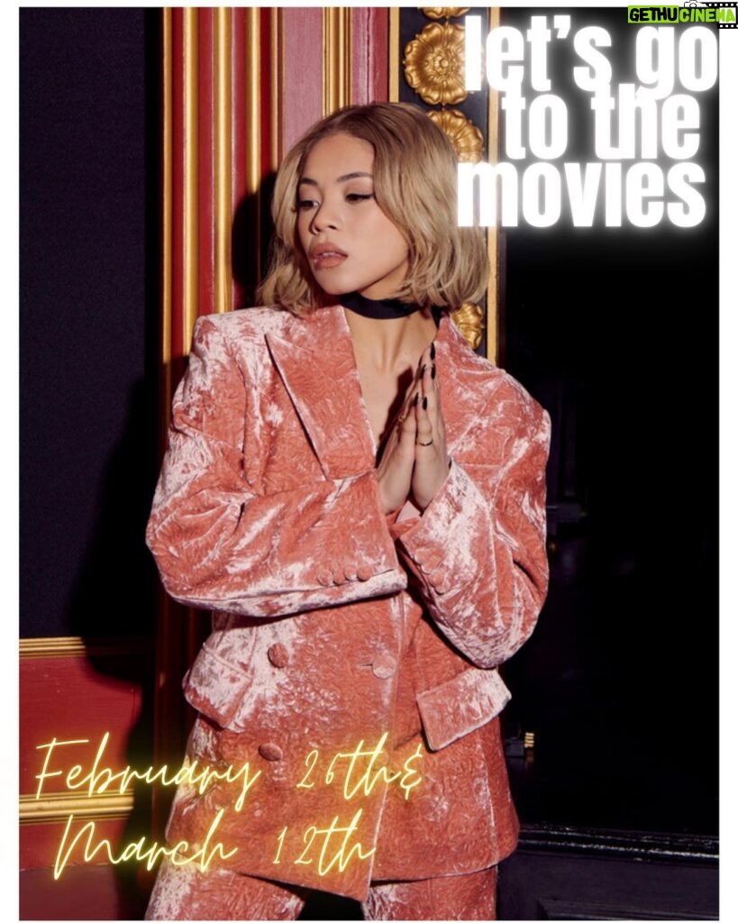 Eva Noblezada Instagram - let’s go to the movies 🥹🎞️ A new show ft my favorite songs and music from classic films. First show @chelseatableandstage February 26th ✌🏽 link in bio for tickets! Hopefully I’ll see you there! @jennyandersonphoto 💘 styled by @sarahslutsky MUA @carolinadali Hair @sky.kxm