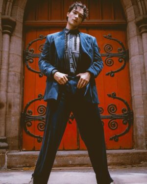 Evan Evagora Instagram - Blue suede blue steel