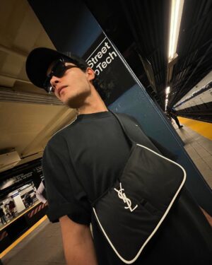 Evan Evagora Instagram - @ysl bringing the heat to NYC a bag me and my girl can share