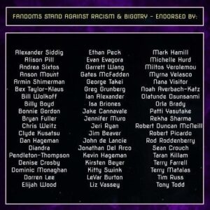 Evan Evagora Instagram - Crafted by a diverse group of writers and endorsed by a multitude of actors and artists, 'Fandoms Stand Against Racism & Bigotry' is an independent statement dedicated to protecting our largely positive fandoms from any people who seek to spread racism and bigotry.
