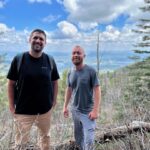 Evan Thomas Instagram - Long loooong hike in Santa Fe mountains! Got a bit turned around, and added a few extra miles of back tracking, but we made it. Just a simple 24 mile hike in hail and rain…everything’s fine 😂. Santa Fe, New Mexico