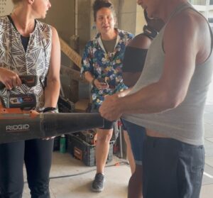 Evan Thomas Instagram - It’s time to Rock the Block, AGAIN!!! What an unbelievable experience it was.  I was amazed at how much more intense this season was.  It shook us to our cores I’d say.  BUT, I’m so proud of this house.  Everything we messed up on last time was corrected x10!! We worked so hard on this project and I can’t wait til y’all see it.  AND, we made some amazing new friends along the way 🥰 but the drama this season… was real.  That’s some tea since you read this far Show airs March 4th at 9pm on @hgtv #rocktheblock #newfriends #ilovethesepeople #tyisastudmuffinlol