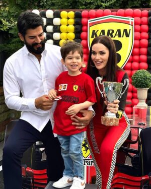 Fahriye Evcen Instagram - Happy birthday my love ❤️🎈 @karanozcivit 👑