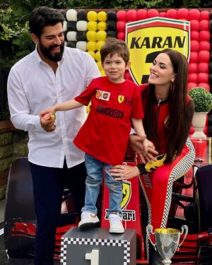 Fahriye Evcen Instagram - Happy birthday my love ❤️🎈 @karanozcivit 👑