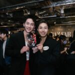 Fandy Fan Instagram - 好精彩的party 認識更多新的朋友，希望我們很快又可以見面，也謝謝陪伴我的粉絲朋朋們，期待下次再一起分享好玩的事😊😊😊 @harpersbazaarhk Makeup: @wjc_mua Hair: @garden_hairstylist Photo: @0uwang Styling: @charliebubblecat Team: @weteamwork.co Jacket: @acnestudios by @farfetch Shirt&trousers: @facetasmtokyo Jewelry: @piaget Shoes: @louboutinworld