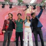 Farah Justiniani Instagram - Feliz feliz 🪼 Gracias por hoy!! @lalobrito @michaelronda @jorgeblanco @disneychannel_la @disneyplusla #PapásPorEncargo Pd: los gritos que se escuchan son de mis mejores amigas @alin_apaez @rennitot Las amo 😭💕 Gran fotógrafa mi Renito 🫡