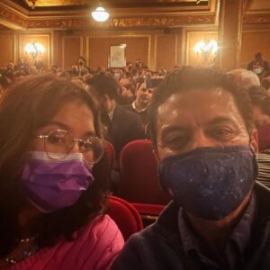 Fareed Zakaria Instagram - My first Post Pandemic play! Hadestown. Was such a blast!