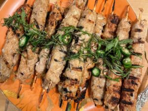 Fareed Zakaria Instagram - An Indian Thanksgiving. Tandoori turkey, turkey kebabs, cumin carrots, masala mashed potatoes, spinach paneer, and roasted sweet potato chaat.