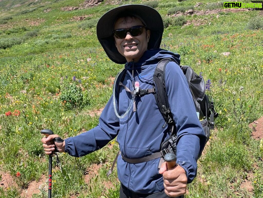 Fareed Zakaria Instagram - Last weekend was fun! Put together a wonderful show from the Aspen Economic Strategy conference and THEN, went hiking. Aspen to Crested Butte. We went 11 miles, climbed 3,000 feet to West Maroon Pass and then descended into Crested Butte. Stayed the night in Crested Butte ( an amazing town, flashback to what Colorado was like decades ago.) Then we woke up at 6 am and did it all again in reverse. Thanks to my fellow hikers and friends: Travis, Ryan, Kayla and Cassie. Was such a pleasure and blessing to do this with you. 🙏🙏🙏 Aspen, Colorado