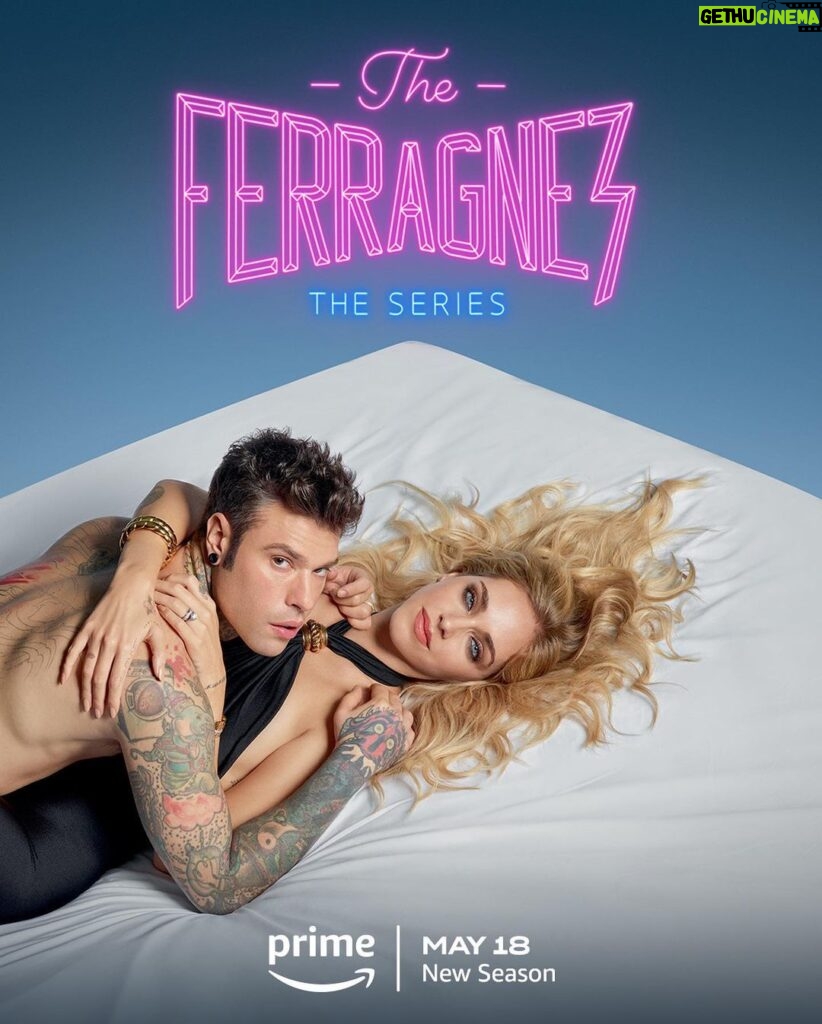 Fedez Instagram - E’ arrivato il momento che aspettavamo da tantissimo 🥳 Il 18 maggio esce la seconda stagione di #TheFerragnezLaSerie e dopo l’estate ci sarà un episodio speciale dedicato al Festival di Sanremo, tutto su @primevideoIT ❤️‍🔥 Sarà un rollercoaster di emozioni 🥹 #adv 🇬🇧 The waiting time is almost over 🥳 The second season of #TheFerragnezSeries will be available from May 18th and after the summer there will be a special episode dedicated to Sanremo Festival, all on @primevideo ❤️‍🔥 It will be an emotional rollercoaster 🥹 #adv