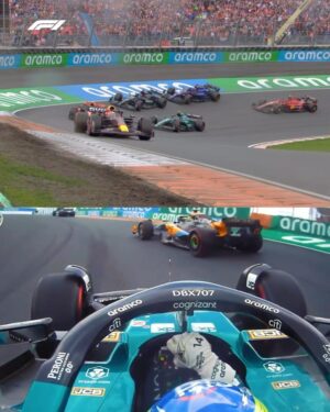 Fernando Alonso Instagram - An absolutely spectacular start off the line for @fernandoalo_oficial!! 🤯👏

#F1 #Formula1 #DutchGP #FernandoAlonso @astonmartinf1