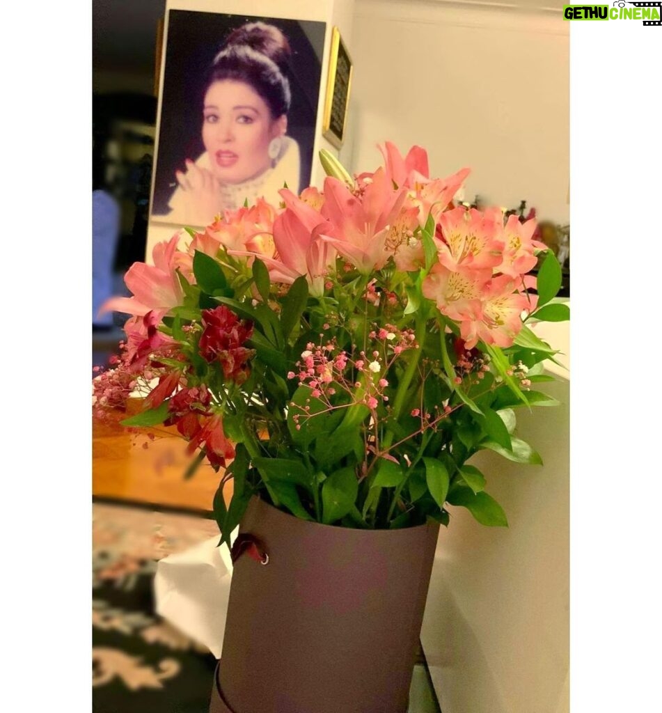 Fifi Abdo Instagram - شكراً يا حبيبة قلبي علي التورتة الحلوة دي و الورد بحبك اوي 🥰❤️😘 و بشكر كل اللي هناني بعيد ميلادي بحبكم اوي 🥰❤️❤️❤️❤️❤️