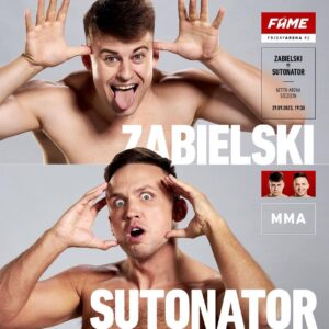 Filip Zabielski Instagram - ZABIELSKI vs SUTONATOR 🎤🥊 

Gratka dla fanów freakfightów 🤩🍿

Po jednej stronie mamy Filipa Zabielskiego, którego wizytówką jest słynna, oktagonowa presja, pozbawiona jakiejkolwiek kalkulacji 😈 Niektórzy nazwą to cepeliadą, inni… planem! Efekt jest zawsze taki sam - MOCNE BOMBY i SHOW 🤩🍿 

Z drugiej strony Sutonator, który na mikrofonie - tak jak Zabielski w klatce - kroków w tył stawiać nie będzie 👀🍿 Krążą plotki, że drugie tyle, co na treningi, poświęca na research przed programami 😅 

Ostatnio Robert przyznał ironicznie, że cieszy go wizja pożegnania się ze światem, którego przyszłością jest Zabielski 😬😬 

Oczywiście Sutonator nie tylko dużo gada. W klatce widzieliśmy go już 3-krotnie i za każdym razem fundował nam wyjątkowe emocje. Na to samo liczymy 29 września 😈🔥

BETCLIC szanse rozkłada niemalże po równo 👀 A jaka jest Wasza opinia? ZABIELSKI, CZY SUTONATOR?! 🗯🗣

#famemma #famefridayarena2