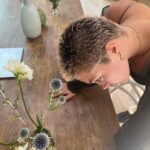 Florence Pugh Instagram - Rams and gals and tzatziki and dacos and @ashleyparklady and my hair looking like spikey flowers. P.S. we met a lone Ram who was super thirsty and hungry for attention so fed it water in the only utensil we had… a snorkel.