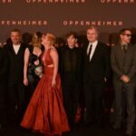 Florence Pugh Instagram - Truly? One of the biggest prides of my career. Honouring the work of the MANY who made this movie tonight. This movie was made in respect of art and crews and creativity. It is the set I will remember and talk about for decades. Working with these people and more was such a honour, Christopher Nolan respects the craft and people and that’s the Fullstop. Thank you to all who came out in support, the movie is now yours. Love, us. X