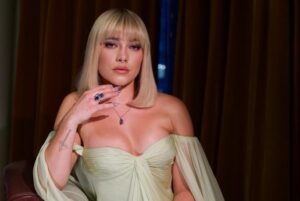 Florence Pugh Instagram - @tiffanyandco what a spectacular evening you hosted last night, thank you for inviting me to the grand opening of #thetiffanylandmark, it truly was unbelievably beautiful. 
And Katy Perry sang.. which always changes my life because oh my god she’s amazing. 
@tiffanyandco and I have been wanting to do something special for this event, and so if you look closely.. that is a Tiffany septum in my septum. I KNOW. I screamed too. 
Thank you for making me sparkle in all the ways. 
A big big thank you to all those who created it in such quick time, you are such talented craftsmen and women.
