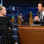 Florence Pugh Instagram - My first time. A wonderful time. @fallontonight was such fun and can’t thank the audience enough for being so kind and encouraging. I’m so glad you won that ICE CREAM! I hope you all enjoyed hearing about our new movie @agoodpersonmov, please go check it out this Friday! Thank you @jimmyfallon for having me, was so epic to see what you do so well up and close. And all those behind the curtain, what a well oiled fun show you run. Pics by @toddowyoung ❤️