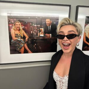 Florence Pugh Instagram - We saw @jimmykimmel! 
Thanks for having us. And to all the crew, audience and band members that welcomed us yesterday- it’s always such a pleasure and THANK YOU for making it special. 
#jimmykimmel 
#ABC
@jimmykimmellive 
@dunemovie