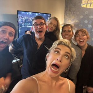 Florence Pugh Instagram - We saw @jimmykimmel! 
Thanks for having us. And to all the crew, audience and band members that welcomed us yesterday- it’s always such a pleasure and THANK YOU for making it special. 
#jimmykimmel 
#ABC
@jimmykimmellive 
@dunemovie