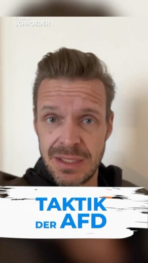Florian Schroeder Instagram - AfD und Konsorten folgen einer simplen, aber gefährli hen Taktik. 
Gern teilen, wenn ihr zustimmt! 🙏🏽

Das ganze Video dazu findet ihr auf meinem YouTube Kanal 👍🏽