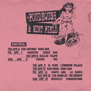 Foudeqush Instagram - mi primer tour en US ✮ ✮ ✮ waooooo junto a mi bb @girlultra y @mintfieldband ! tickets disponibles la próxima semana 💋
