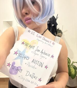 Foudeqush Instagram - holaaa voy a abrirle unos shows a la girl ultra en TEXAS ahí nos vemos ⋆｡𖦹°‧★ + info en mis historias destacadas muaaak