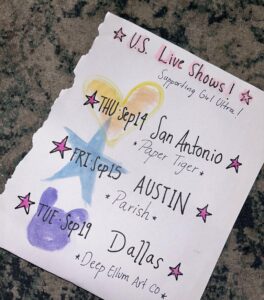 Foudeqush Instagram - holaaa voy a abrirle unos shows a la girl ultra en TEXAS ahí nos vemos ⋆｡𖦹°‧★ + info en mis historias destacadas muaaak