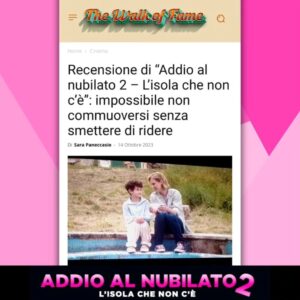 Francesco Apolloni Instagram - Grazie a tutti voi per aver dedicato del tempo a guardare il nostro film "Addio Nubilato 2" su Amazon Prime! Siamo grati per il vostro supporto e apprezziamo ogni spettatore che si è unito a noi in questa avventura.

Speriamo che abbiate sorriso, vi siate emozionati e goduto della storia tanto quanto noi abbiamo amato crearla. Grazie ancora per essere parte di questa esperienza e continuate a seguirci per ulteriori progetti emozionanti!

@junichikawaofficial @antonia_liskova_official @laurachiatti82 @_enula_ @chiarafrancini 
@_IBRAHIMAGUEYE @_notari_alessandro @philip.ishchenko @francesco.penacci @francescomaesti @fabriziopablonardi @startalentiofficial @filippodecarli @faustocabra @marzio.elmoety @imdanielbondi @la.scarci @giuseppepizzzo @jadepirovano @florinda.martucciello
Alla Krasovitzkaya, @paolo_triestino @marzio.elmoety Marzio El Moety, Messi Halilovic, Valentino Halilovic, @philip.ishchenko Ishchenko, @francescomaesti francesco panacci Alessandro Federico, Nico Di Renzo, Daniel Bondì, Edoardo David Galliani, @lorenzozuffi , Jade Pirovano, Giuseppe Pizzo, Antonio Abrescia, Giovanni Bertoia, Shmuel Haddad, Rado Murarasu, Martina Palmeri, Sergio Pancaldi, Jonathan Piazza, @daly_kally Livio Vasieri @giuseppepizzzo

Love ❤️
Francesco

#PrimeVideo #Addioalnubilato #Commedia #Film #Amicizia #Amoremio #Crescitapersonale #filmitaliani #filmitaliano #filmcommunity #filmproduction