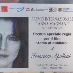 Francesco Apolloni Instagram - PREMIOANNAMAGNANI Le 4 protagoniste di #addioalnubilato👰 🎥 hanno ricevuto il #premioannamagnani e anche a me hanno dato un riconoscimento speciale speriamo di esserne degni la mia gratitudine va alle 4 moschettiere ⚔️ @laurachiatti82 @antonia_liskova_official @junichikawaofficial @chiarafrancini  a tutto il cast @antoniafotaras  @fabriziopablonardi @adriangaetaofficial @beatricebartoni @emmamatildalio @lucreziarossini_ @thegirlwithalmondeyes @caterina.signorini @thiambillo #albertomolinari @robertoluigimauri @noemi.dambrosi uno special thanks a @loredanaberteofficial 🙏 @giuliopietromarchi @ginevrapolverelli @alessandromolinaribig  @kibusa @giggi_mea @alessiopiccirillo_pr e a tutta la troupe e organizzazione 🙏 a  la meravigliosa @piggianellifrancesca per #premioannamagnani e a tutto lo staff ❤️ ma sopratutto grazie 🙏🙏🙏a chi mi ha permesso di realizzare questo film @gianlucacurti1 @minerva_pictures #santoversace @tiziana_dimatteo1 @tt_agencysrl @francescadestefanoversace @primevideoit  @rai_cinema @startalentiofficial #slaveucraina