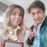 Francesco Apolloni Instagram - Thanks so much @ferrarafilmfestival @nastridargento @laura_delli_colli @maximilianlaw @tiziana_dimatteo1 @junichikawaofficial @laurachiatti82 @emmamatildalio @gretaaelizabeth @alessandromolinaribig @alessiopiccirillo_pr @fra.delicious @minerva_pictures @gianlucacurti1 @chiarafrancini @stefania_gradara @startalentiofficial @_robertomariani @antoniafotaras @beatricebartoni @lucreziarossini_ @thegirlwithalmondeyes @caterina.signorini @noemi.dambrosi @robertoluigimauri @adriangaetaofficial @ginevrapolverelli mi è scappata qualche foto di troppo con @tiziana_dimatteo1 ma forse nulla è un caso visto che a questa donna devo moltissimo @tt_agencysrl ❤️ #addioalnubilato on #primevideoit Rome, Italy