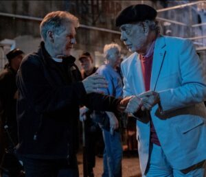 Francis Ford Coppola Instagram - I must thank ALL the stalwart colleagues of the @Megalopolisfilm crew. It's impossible to name everyone in one post, but these are some of the incredible members of our team. I sincerely thank every single crew member, including every PA, extra, coordinator, organizer, caterer, hair/makeup, sound, and camera person who helped make this film a reality. The photos above are just a few of many.

Pictured Above (in order):

Mariela Comitini - Spectacular 1st AD

Anahid Nazarian - Executive Producer & Script Supervisor 

Drew Petrotta - Prop Master

Mihai Malaimare - Director of Photography 

Milena Canonero - Costume Designer

Jeff Murrell - Gaffer

John Baker - Special Effects Supervisor

Buddy Joe Hooker - Stunt Coordinator

Roman Coppola - 2nd Unit Director

Fred Roos - Executive Producer & Casting Director