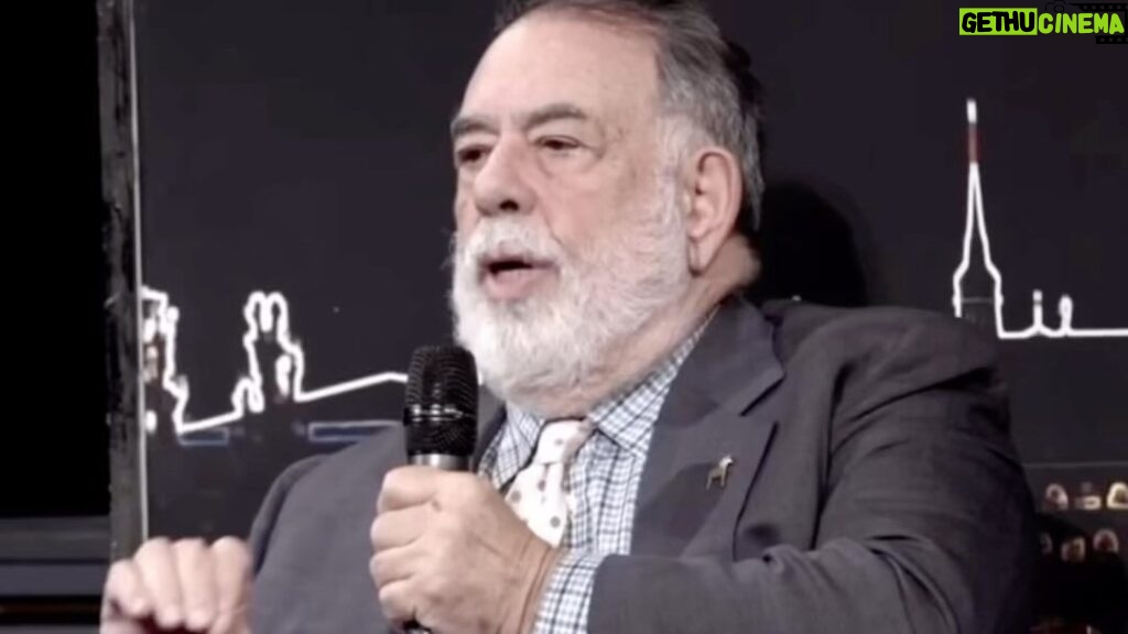 Francis Ford Coppola Instagram - The “shot” is to cinema what the “sentence” is to literature or the “scene” is to theater. Thank You to @screenwritinginla for originally posting a version of this clip from a @sthlmfilmfest interview with @ethan_riedlinger
