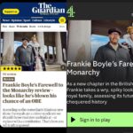 Frankie Boyle Instagram - Nice review of the royal doc in the Guardian. Thanks again to all our wonderful contributors for diluting my ignorance. You can watch the doc now on catchup. Perhaps you could save it in case there’s something very dull on TV later in the week.
