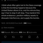Frankie Boyle Instagram - Let’s all remember that the phrase humanitarian pause is bullshit and anyone not calling for a ceasefire is engaged in a staggering act of nihilism.