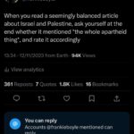 Frankie Boyle Instagram - Whatever kind of voice or platform you have please use it to call for a ceasefire, and a settlement that will end the illegal blockade and occupation of Gaza.