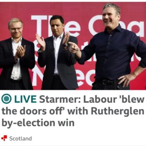 Frankie Boyle Instagram - I think this photo really captures something about the horror of Starmer, and whatever managerial class government we’re about to head into, briefly, before fascism