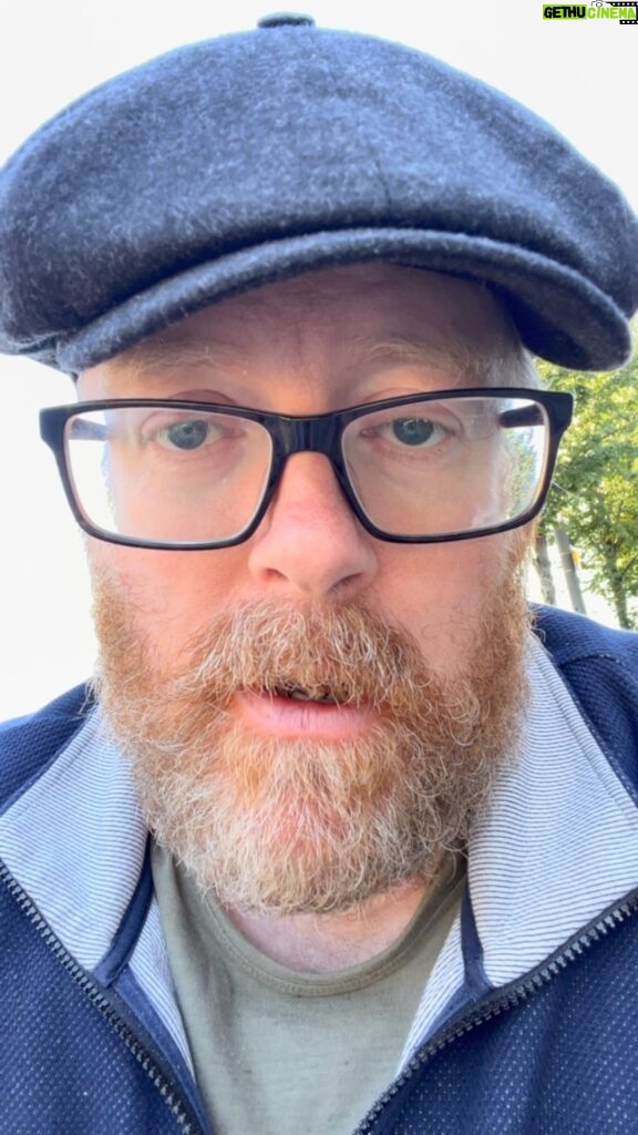 Frankie Boyle Instagram - I have some dandruff on my glasses, but try get past that