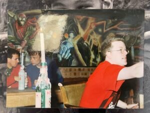 Frankie Boyle Instagram - Early days of the Stand in WJ Christie’s