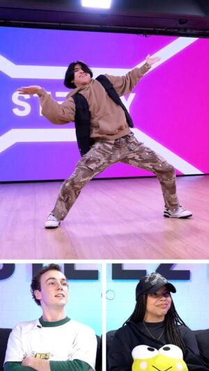 Gabe De Guzman Instagram - VIBE. 😎 (@steezystudio 3C1S EDITION.)
——————————————————————
so fun to be a part of this series alongside the insane talent of @syera.plitt @zockjat. 🔥

check out the music video for “VIBE” by Taeyang feat. Jimin from BTS and if you want to learn the OFFICIAL Vibe Dance Challenge, check it out on STEEZY !! 🕺🏻
#SteezyStudio #VibeChallenge
——————————————————————
#GabeDeGuzman #Dance #HipHop #LA #KPOP #Taeyang #Jimin #Viral #Explore #Trending