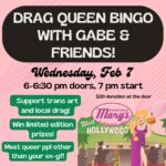 Gabe Dunn Instagram - I am insanely proud of this flyer I made for DRAG QUEEN BINGO WITH GABE AND FRIENDS!! It answers every question I’d ever have about an event. Maybe it is only hilarious and helpful to me?? But anyway, come on down to support trans art, local drag queens, win SO MANY COOL prizes, and meet me!! Plus, I go like almost every week and bingo is a blast. 🎯🎯🎯 Also meet some hotties! West Hollywood, California